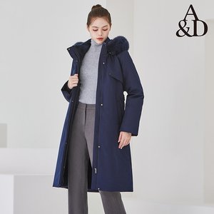 25FW 에이앤디 사가폭스 밍크카라 퍼 코트 1종