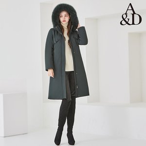 25FW 에이앤디 사가폭스 밍크카라 퍼 코트 1종