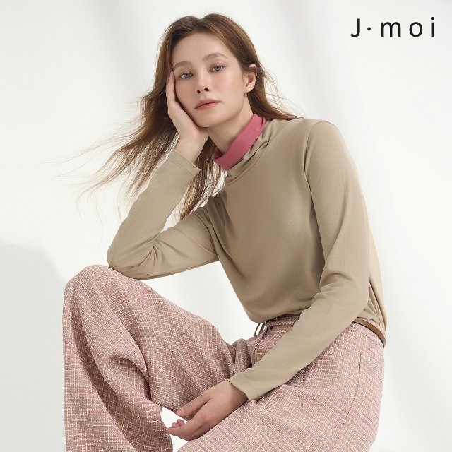 24FW 제이모아 엣지 기모 터틀넥 티블라우스 5종 