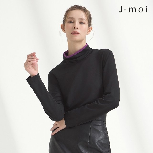 24FW 제이모아 엣지 기모 터틀넥 티블라우스 5종 