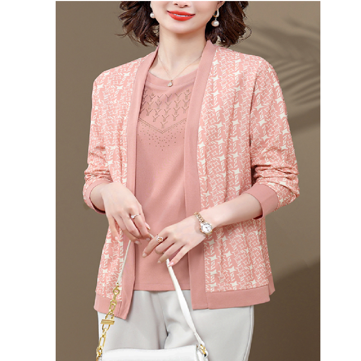 [쉐바] 베르망카디건+큐빅풀오버