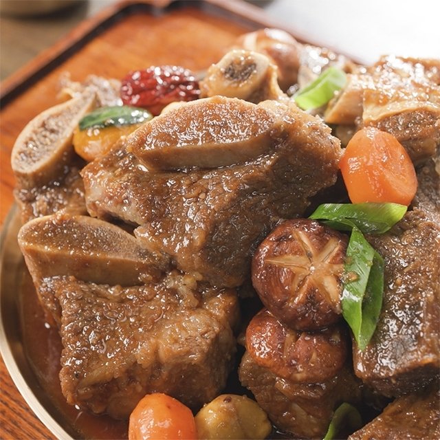 [추석 명절 세일 방송!] 김하진의 궁중 표고버섯 찜갈비 500g × 6팩