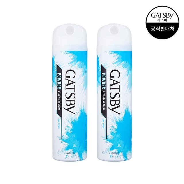 갸스비 파우더 데오도란트 스프레이 쿨시트러스 221ml x2개