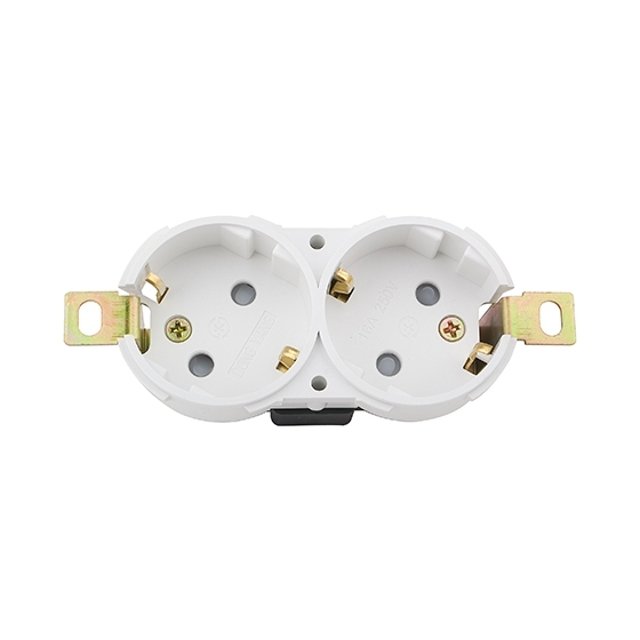 매입형 2구 접지 콘센트(릴형)