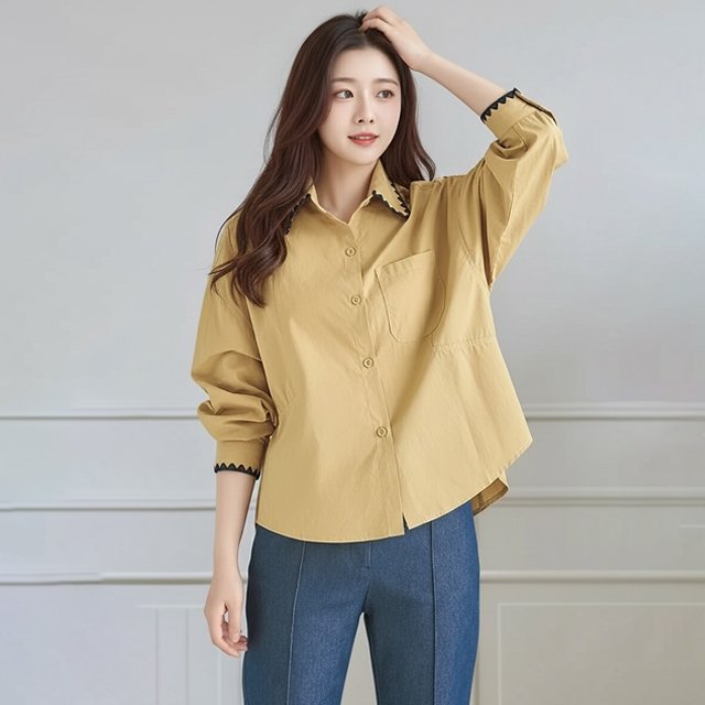 [플로레센스]로지자수트렌드셔츠블라우스(색상선택)