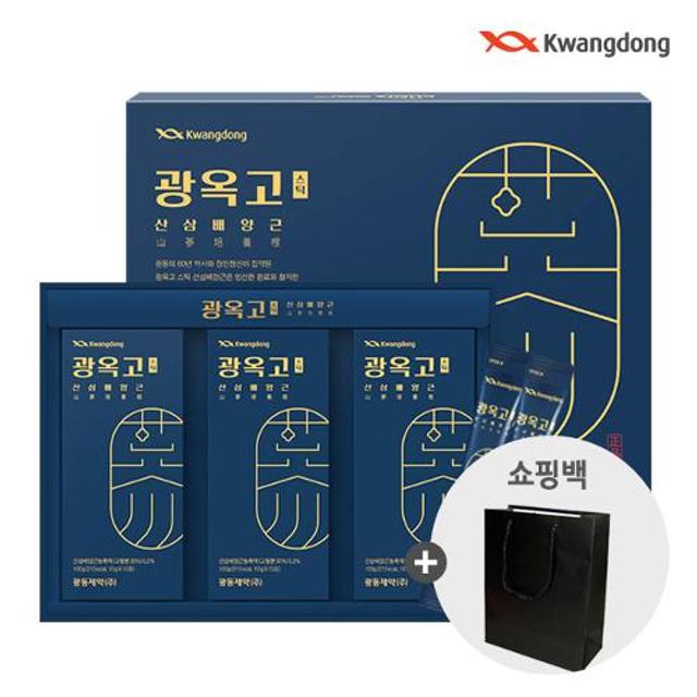 광동제약 광옥고스틱 산삼배양근(10g x 30포) + 쇼핑백