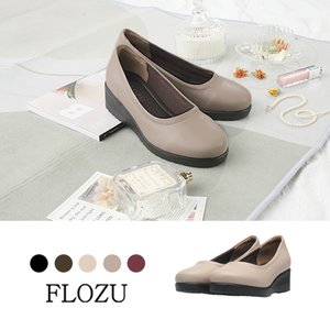 [플로쥬] 소가죽 키높이 코지 컴포트화