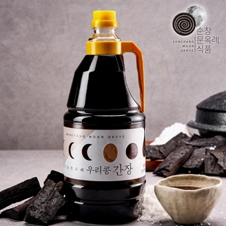 국내산 순창문옥례식품 우리콩 간장 국간장 1.8L PET용기