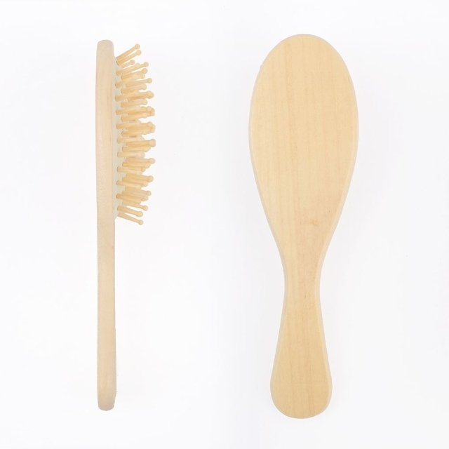 빗 원목 뷰티소품 헤어 브러쉬 1P 미용 머리 (WFK8T7P)