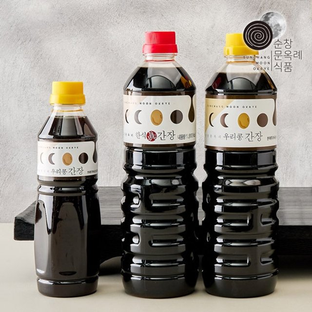 국내산 순창문옥례식품 우리콩 간장 국간장 500ml PET용기
