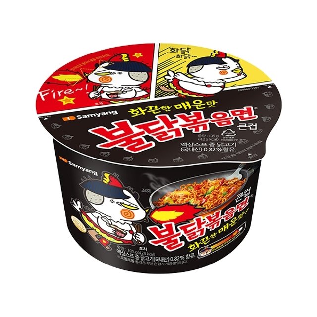 삼양 불닭볶음면 큰컵 16개입