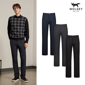 [Wolsey] 울시 24FW 최신상! 기능성 라운딩 기모본딩 팬츠 3종, 남성
