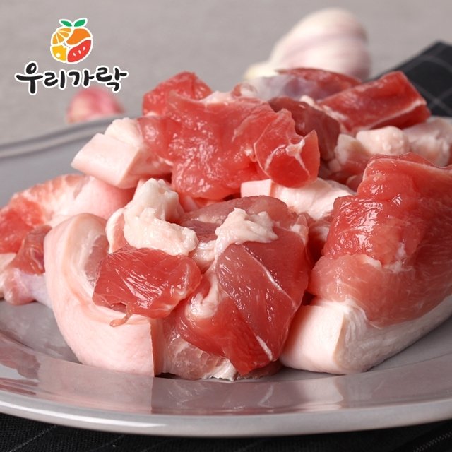 [새벽시장][우리가락]냉장 국산 암돼지 1+등급 사태 300g /찌개용