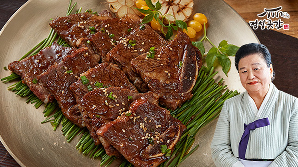 [정성가득 한가위!] 정성곳간 강순의 국내산 양념 LA 갈비 400g x 10팩 (총 4kg)