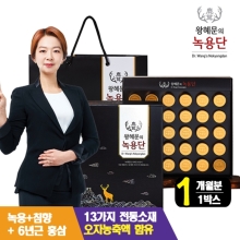 왕혜문의 녹용단(3.75g x 30환) + 쇼핑백