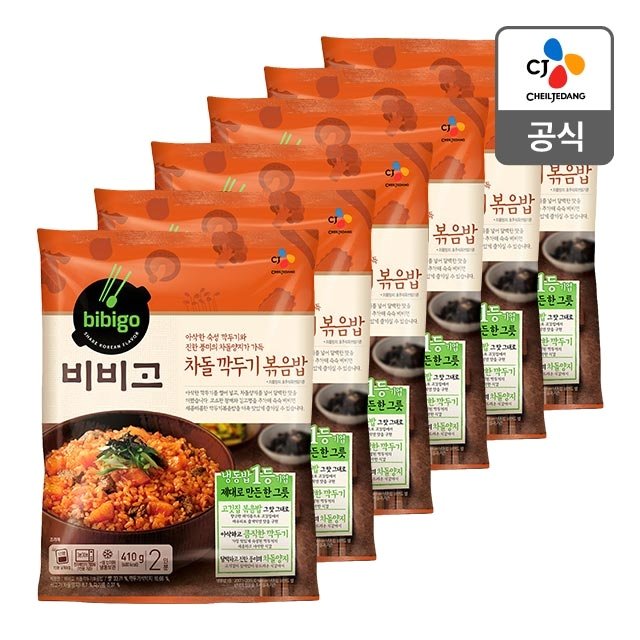 Cj] 비비고 차돌깍두기볶음밥 410G X 6개