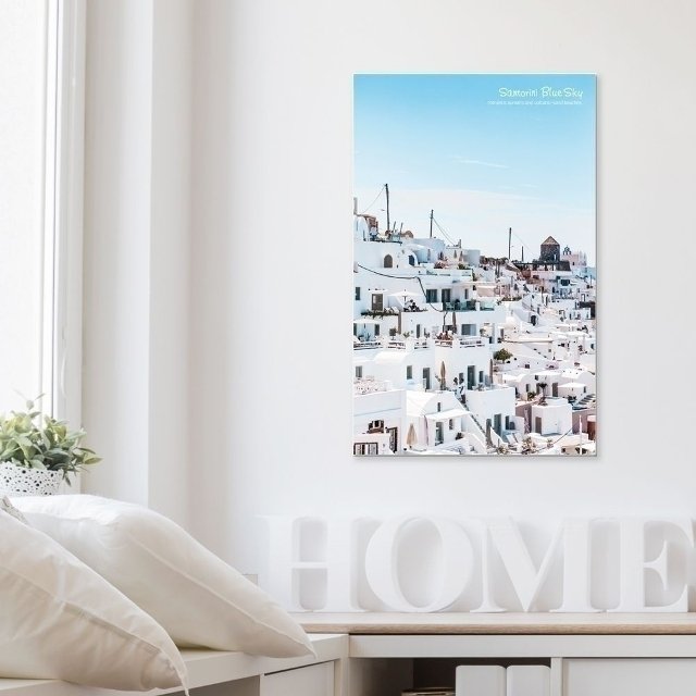 ( 출고옵션 - 35X55cm ) 힐링 감성 캔버스액자 산토리 (WF167DB)