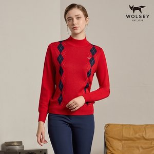 [Wolsey] 울시 24FW 최신상! 울혼방 라운딩 니트 3종, 여성