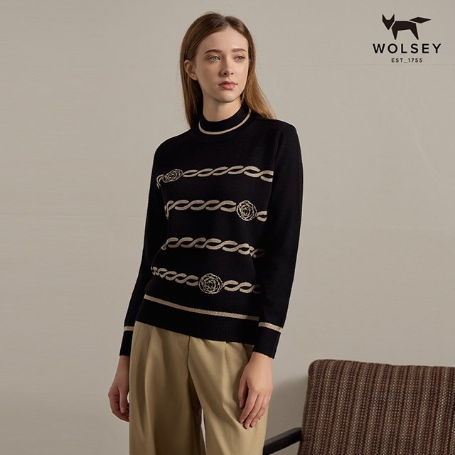 [Wolsey] 울시 24FW 최신상! 울혼방 라운딩 니트 3종, 여성