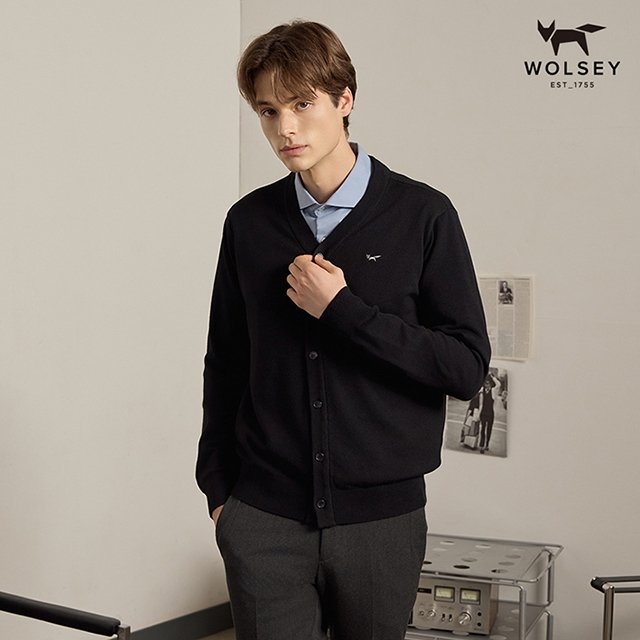 [Wolsey] 울시 24FW 최신상! 울 혼방 니트카디건 3종, 남성