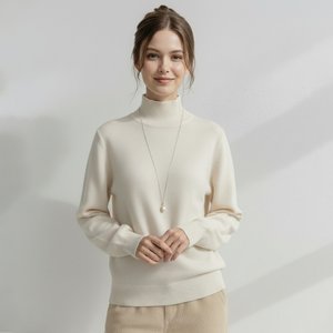 블랙미즈 포근한 반목 폴라 긴팔 니트 3종세트