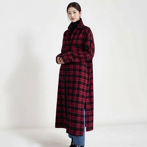 [플로레센스] 멜린 타탄 체크 롱셔츠 원피스 2종 