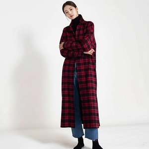 [플로레센스] 멜린 타탄 체크 롱셔츠 원피스 2종 