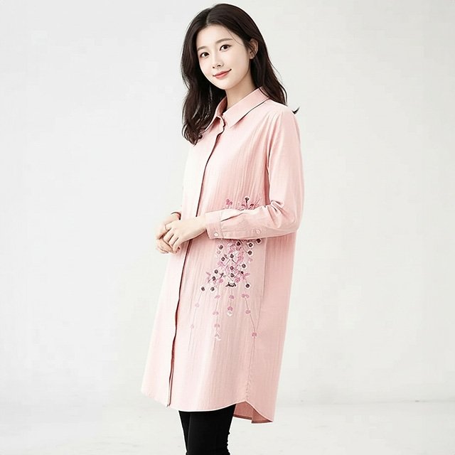 [플로레센스]블로썸자수셔츠2종 