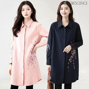 [플로레센스]블로썸자수셔츠2종 