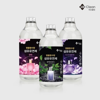 지오클린 명품향수향 퍼퓸 섬유유연제 1L x 3개 혼합