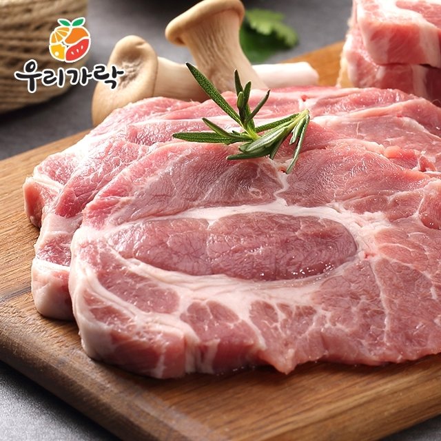 [새벽시장][우리가락]냉장 국산 암돼지 1+등급 목살 300g