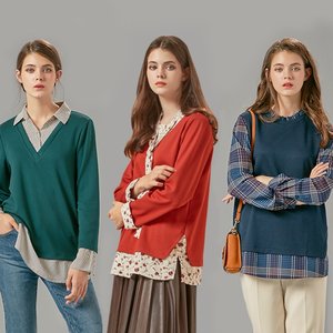 [오디브] ODV 레이어드 블라우스 3종