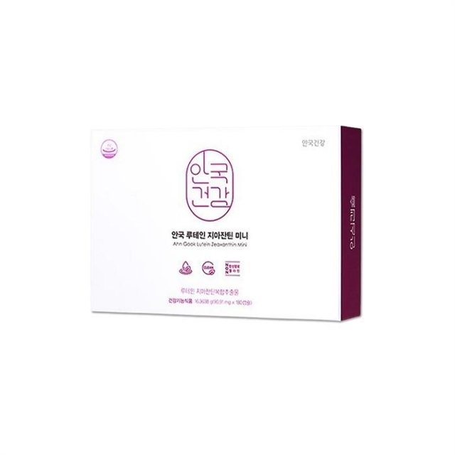 안국건강 루테인 지아잔틴 미니 90.91mg x 180캡슐 SJ