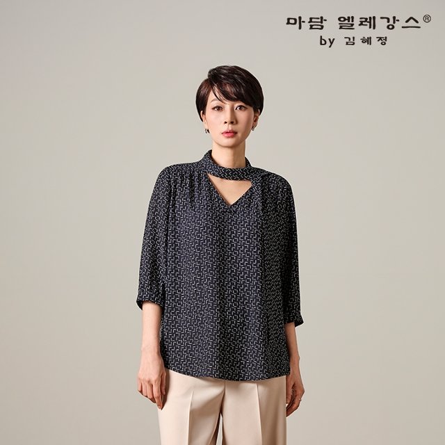 26SS 마담엘레강스 카타리나 타이 블라우스 2종