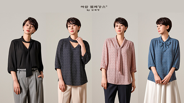 (가격인하) 마담엘레강스 카타리나 타이 블라우스 2종