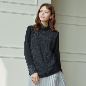 마엘 로맨틱 블랙스완 블라우스