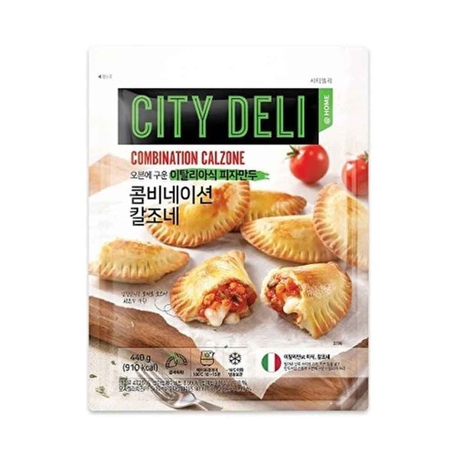 (주)에스피씨삼립 [오티삼립]냉동 시티델리 콤비네이션칼조네 440g 10개