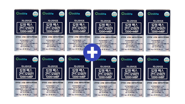 [방송에서만]지니라이프 듀얼 맥스 콘드로이친1200MBP 6+6박스