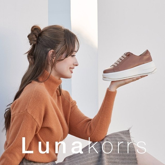 [루나코어스] 양가죽 키높이 스니커즈