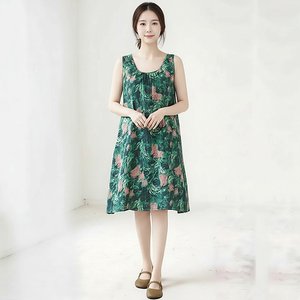[헬리꽁땡]썸머플로럴인견루즈핏원피스3종