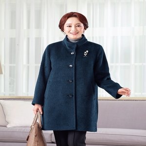 마담엘레강스 럭스 알파카 호시스티치 코트