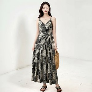 [헬리꽁땡]에스닉패치민소매원피스2종