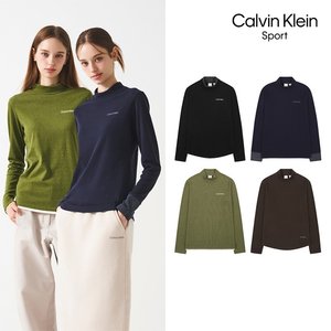 [Calvin Klein] CK 26FW 양면기모 모크넥 4종, 여성