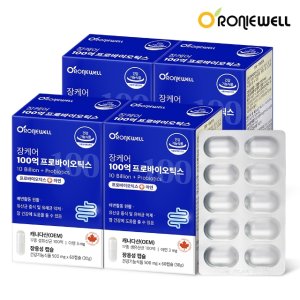 [로니웰] 장케어 100억 프로바이오틱스 60캡슐 x 4개 (총 8개월분)