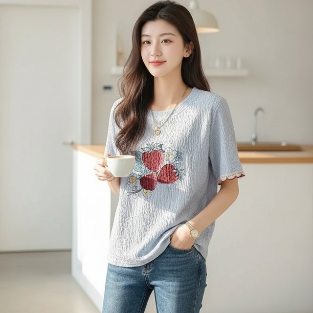 쉐바 시어서커 스판 풀오버 2종