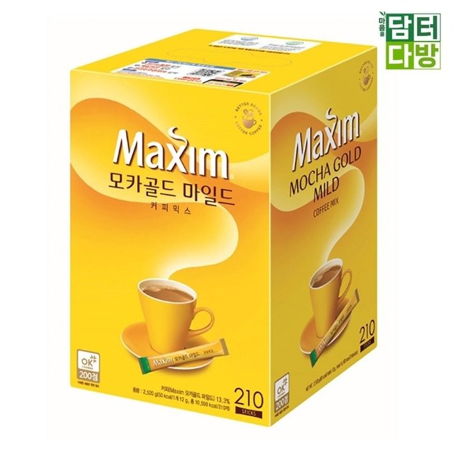 맥심 모카골드 마일드 커피믹스 12g 420T (210T x 2) (WE3E137)