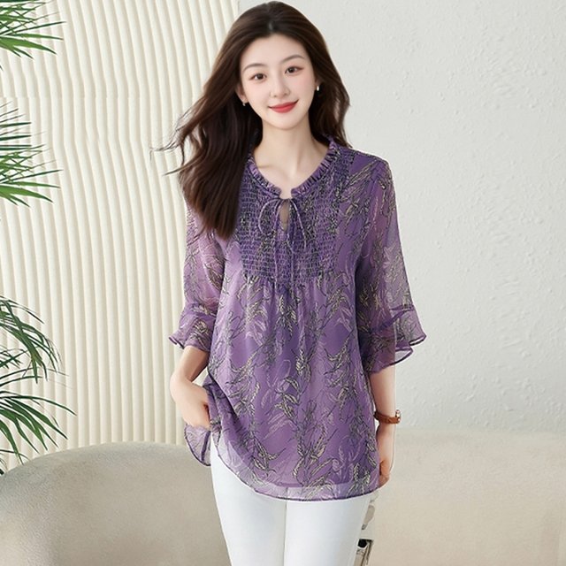 [쉐바] 세린느쉬폰블라우스