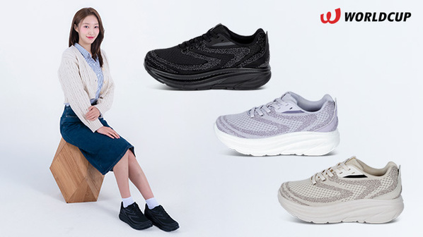 26SS [월드컵] 니트 쿠션 워킹화 여성 