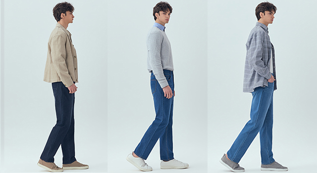 뱅뱅 26SS 남성 봄 라이크라 스트레이트 데님 3종