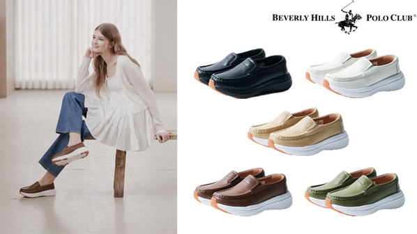 26SS [비버리힐즈폴로클럽] 여성 소가죽 이지핏 컴포트화